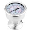 Manometer Mpa/Psi 1.5 inch (50.5mm) 2 Inch(64mm)Tri Clamp Diaphragm Pressure Gauge SS304 Stainless Steel Body SS316 Diaphragm