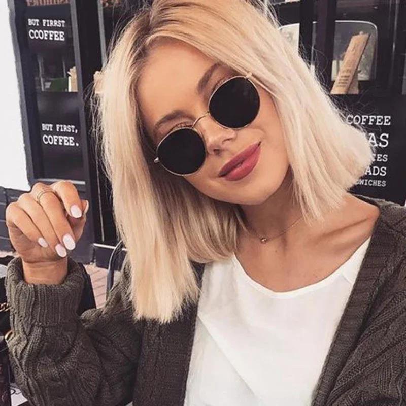 Retro Round Sunglasses For Men Women Brand Designer Vintage Sun Glasses Eyewear Luxury Mirror Ray Glasses