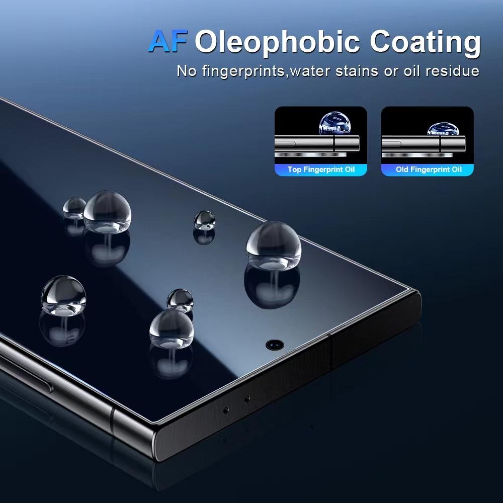 0.18mm Ultra-Thin Fingerprints Unlocking Matte Full Cover Tempered Glass Screen Protector For Samsung Galaxy S25 S24 S23 S22 S21 Ultra Plus