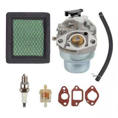 Carburetor with Gasket Spark Plug Fuel Air Filter Kit Replacement for Honda GCV160 GCV160A GCV160LA HRB216 HRS216 HRR216 HRT216 HRZ216
