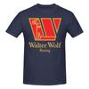 Walter Wolf Racing Hong Kong Stil T-Shirt Künstlerischer Junge Faules Gefühl T-Shirt
