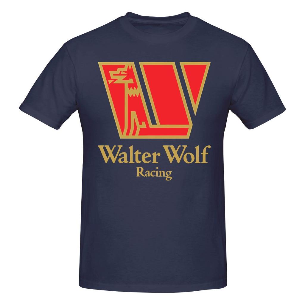 Walter Wolf Racing Hong Kong Stil T-Shirt Künstlerischer Junge Faules Gefühl T-Shirt