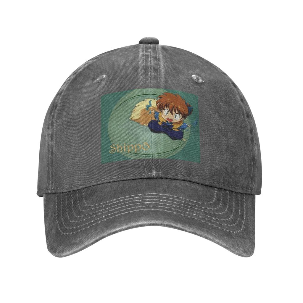 Anime Inuyasha Shippo Denim Cap Casual Baseball Caps Adjustable Hat Summer Unisex Baseball Hats