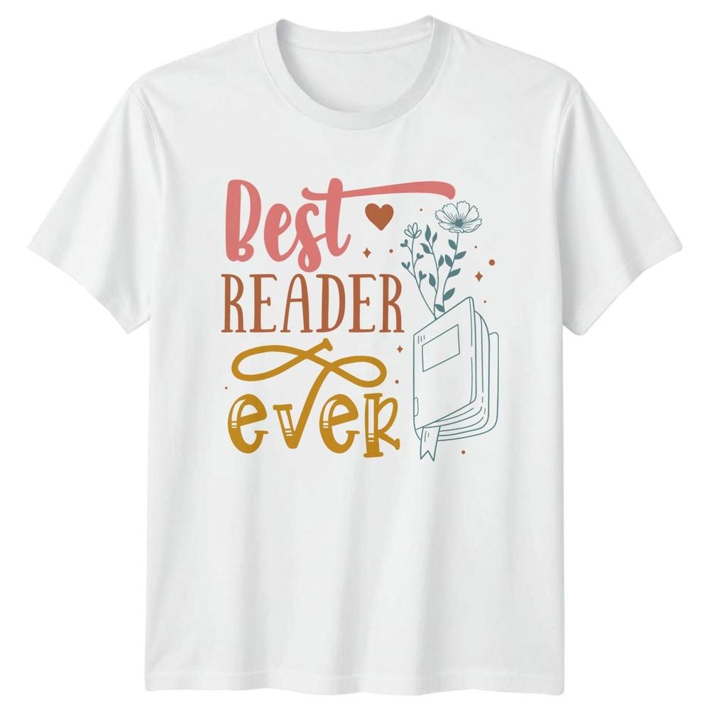 Best Reader Ever Unisexs TShirt Book Lover Reading Christmas S