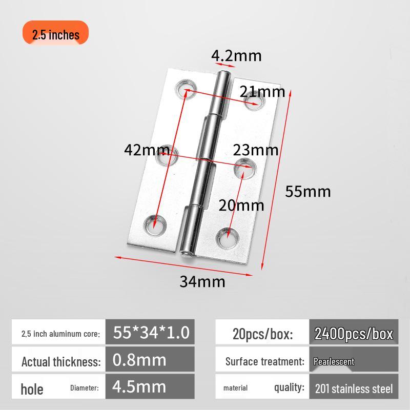 Tiché panty pro skříně a okna z nerezové oceli 304 - Velikosti: 1'', 1,5'', 2'', 3'', 4''