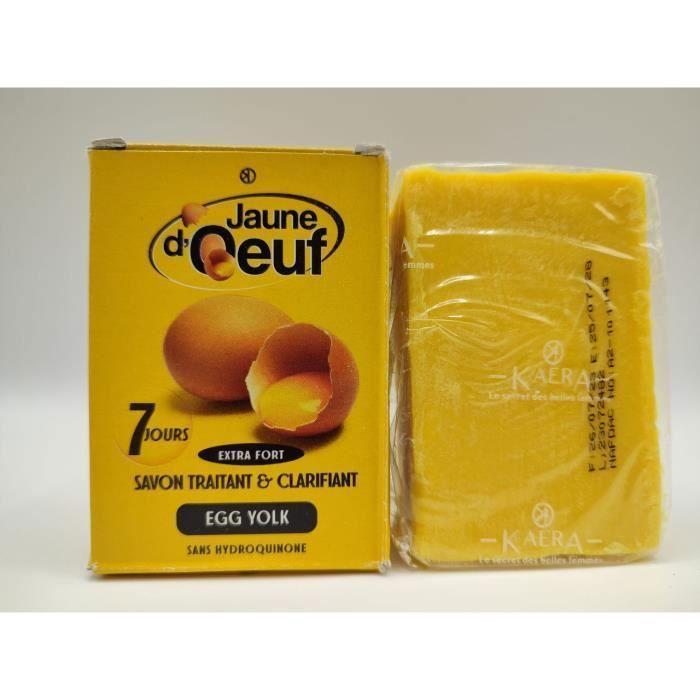 Savon - Jaune D'oeuf - 200g - Clarifiant - Efficace Contre Les Taches - Teint Sans Défaut