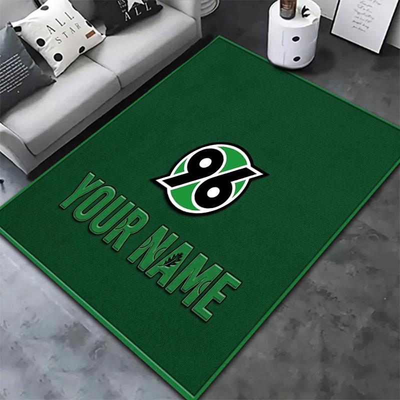 Hannover 96 Custom Name Carpet Rug for Living Room Bedroom Home Sofa Decoration,Kids play Non-slip Floor Mat