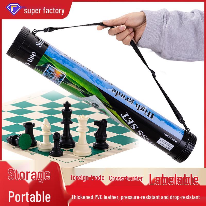Portable Eco-friendly Travel Chess Set with International Design