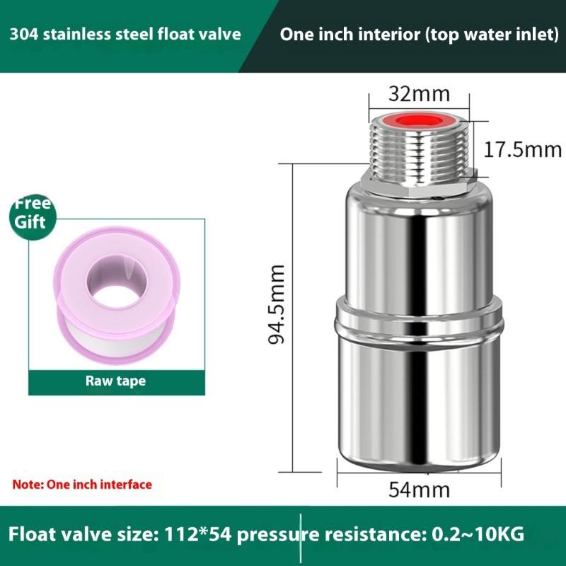 Household Water Level Controller Stainless Steel Shut off Water Tower Valves Corrosion Resistant Floating Ball Valves