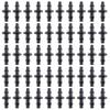 50 Pcs Barbed Hose Connectors Drip Irrigation 1/4" Universal Fittings 3-Way Coupling T Connectors for 4/7 Water Tube Garden Lawn Flower Pot