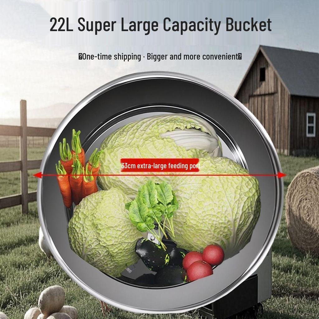 Multi-Function Vegetable Chopper & Chicken Feeder: Grass Cutter, Fruit Pulverizer, Pellet Feed Maker