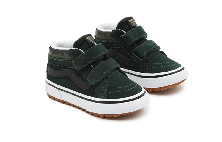 Vans SK8 Reissue V Mte 1 Mid top Kids' Skateboarding Shoes Dark Green White Children Aged 3 7 Years Old VN0A5KRO6HW
