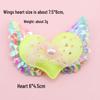 Heart Wing Sequin Hair Clips & Patches for Clothing & Bags - Handmade Versatile Accessories