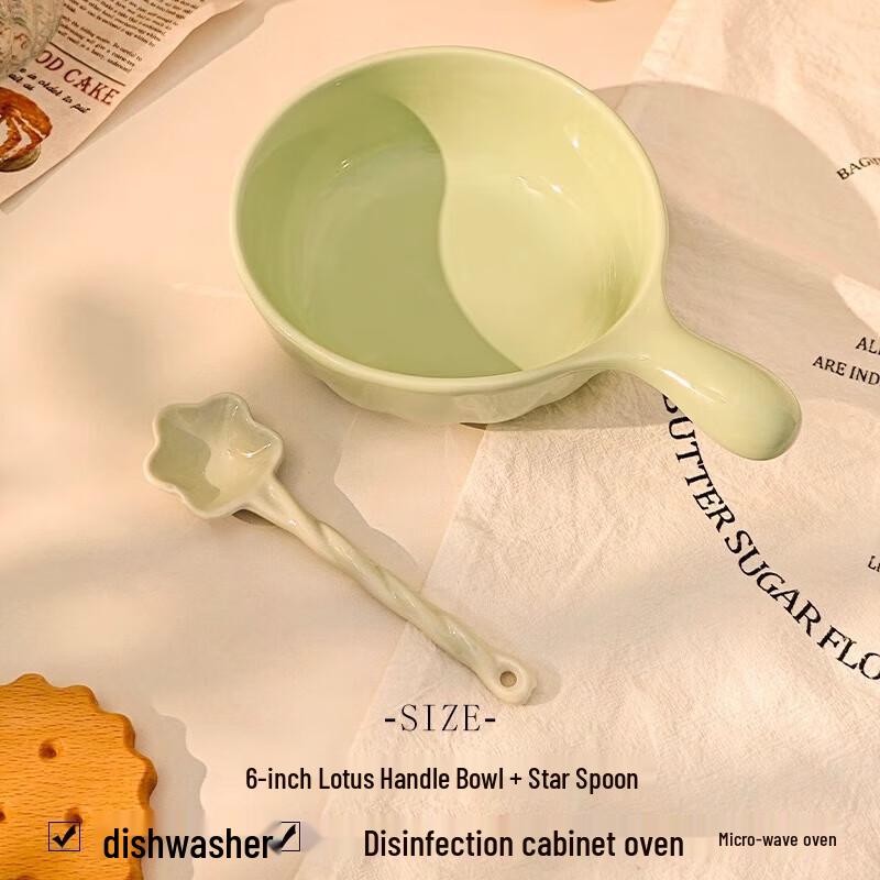 Persson Ceramics Cream Handle Bowl