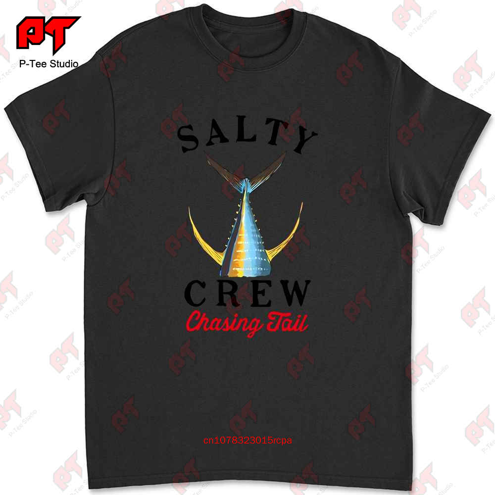 Salty Crew Men Running T Shirt Tailed Banana Yellow Medium New L56O