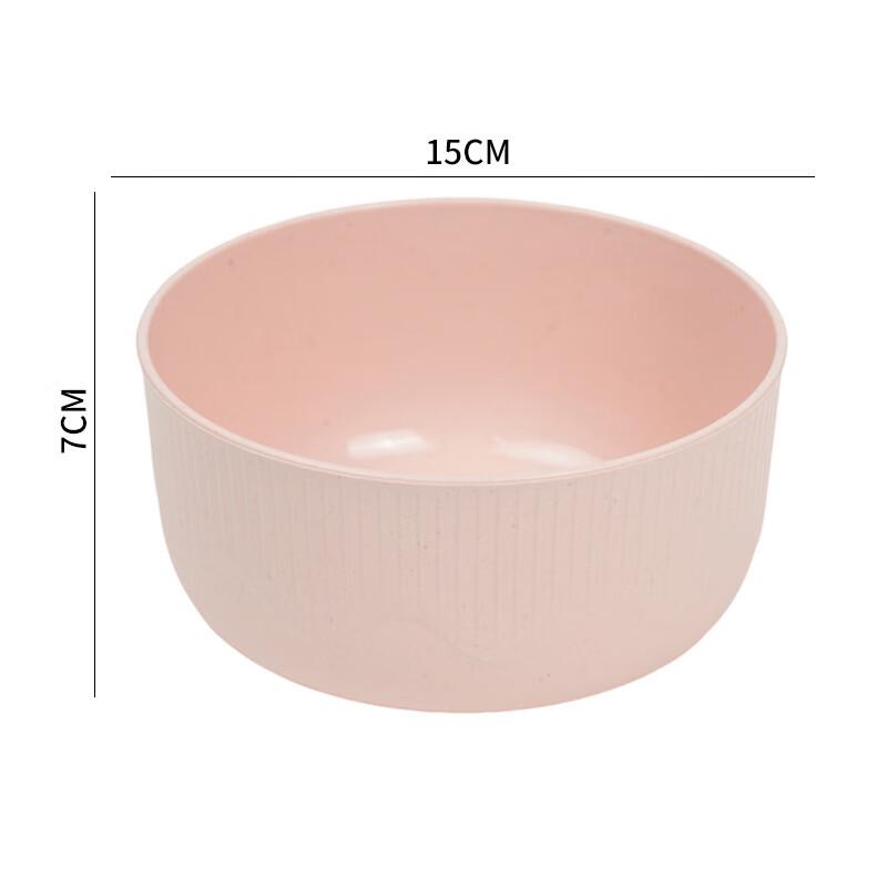 Wheat Straw Round Rice Bowl Set
