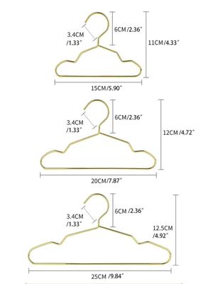 5pcs Mini Gold Tone Pet Hangers, Metal Clothes Hanger For Children, Teddy Dogs, Cats, Dolls, And Pet Stores