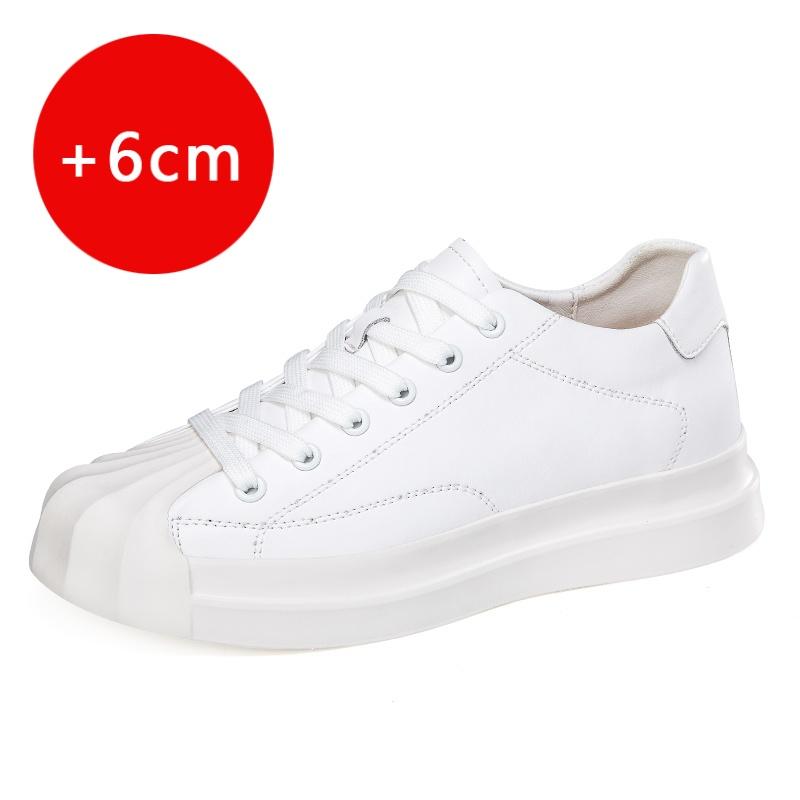 Herren Casual Board Schuhe Unsichtbarer höhenvergrößernder Stil Klassische schwarz-weiße Qualität Lässige und vielseitige Sportschuhe