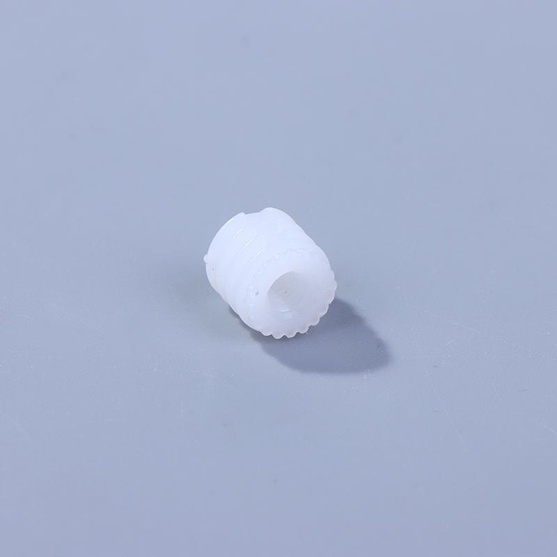 100 szt. Białe Kołki Plastikowe Wytrzymały Zestaw Nakrętek Wkładki Kołkowe do Wkrętów Łazienka Kuchnia Plastikowe Wstępnie Wbudowane Granulki Gumowe