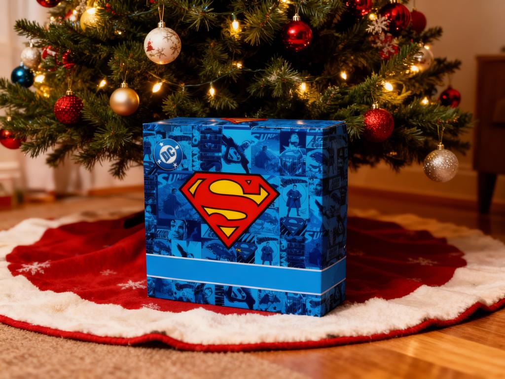 Superman Gift Set with Slippers