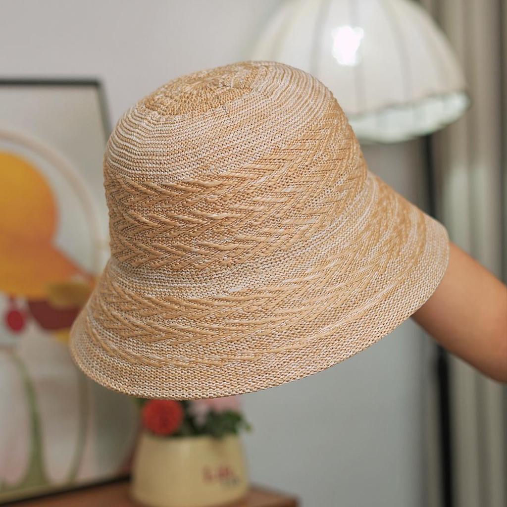 

Summer Boho Woven Sun Hat With Wide Brim For Beach And Outdoor Activities Khaki