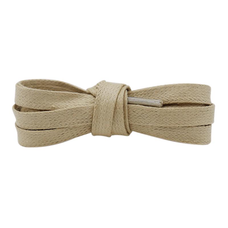 Kurojin Flat Waxed Cotton Shoelaces for Sneakers and Casual Shoes