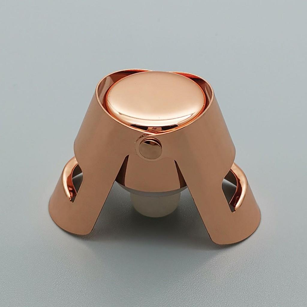 Rose Gold Stainless Steel Wine and Champagne Stopper