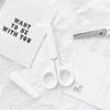 Tools with Cover Mini Handwork Student Scissor White Color White Tiny Scissors Office Scissor