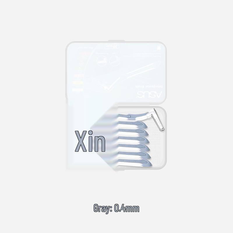 Yijie L-shaped Interdental Brush for Braces, 30pcs/box