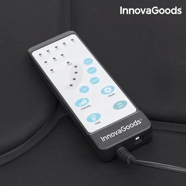 Tapis de Massage electrique Noir - Tapis de relaxation masseur anti mal de dos soins