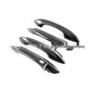 Tucson L Carbon Fiber Door Handle Stickers - Black, Protective Decoration for NX4
