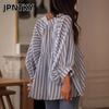JPNTKY Women's Fashion Casual Long Sleeve O-Neck Blouses & Shirts