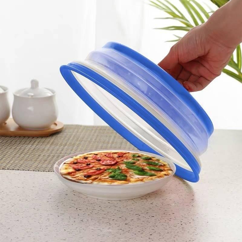 Microwave Cover for Food Splash-Proof BPA-Free with Foldable Shield for Home Use