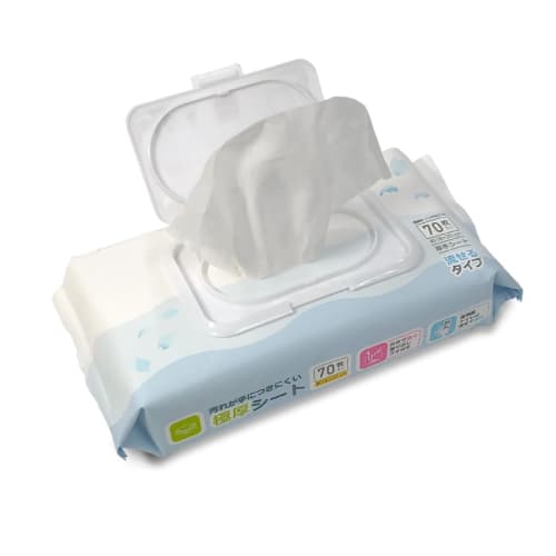 70-Count KATO Flushable Baby Wipes, Care Products for Delicate Areas, Moisturizing Aloe Extract, Thick, Fragrance-Free, Alcohol-Free, with Lid (10)