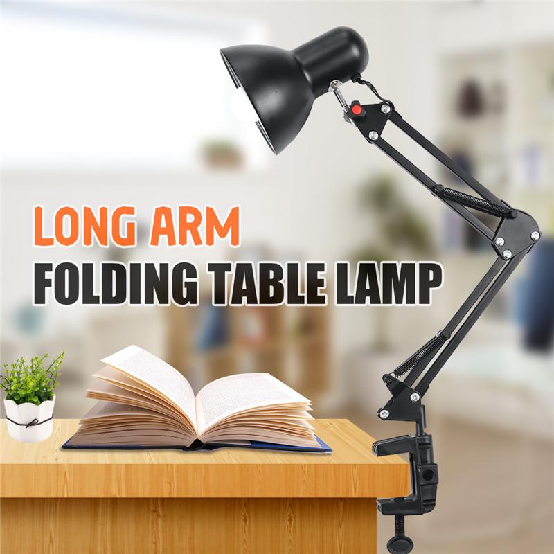 Buy Flexible Swing Arm Clamp Mount Lamp Office Studio Home E27/E26 Bulb