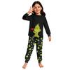 Children's  Boys And Girls Thin Two-piece  Long-sleeved Pants Two-piece