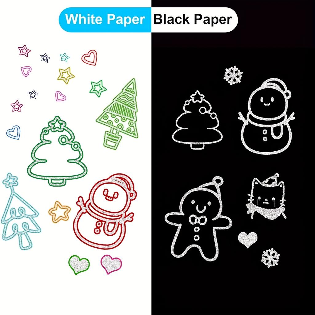 24 Color Double Line Outline Art Pen Marker Pen DIY Graffiti Outline Marker Pen Highlighter Scrapbook Diary Poster Card