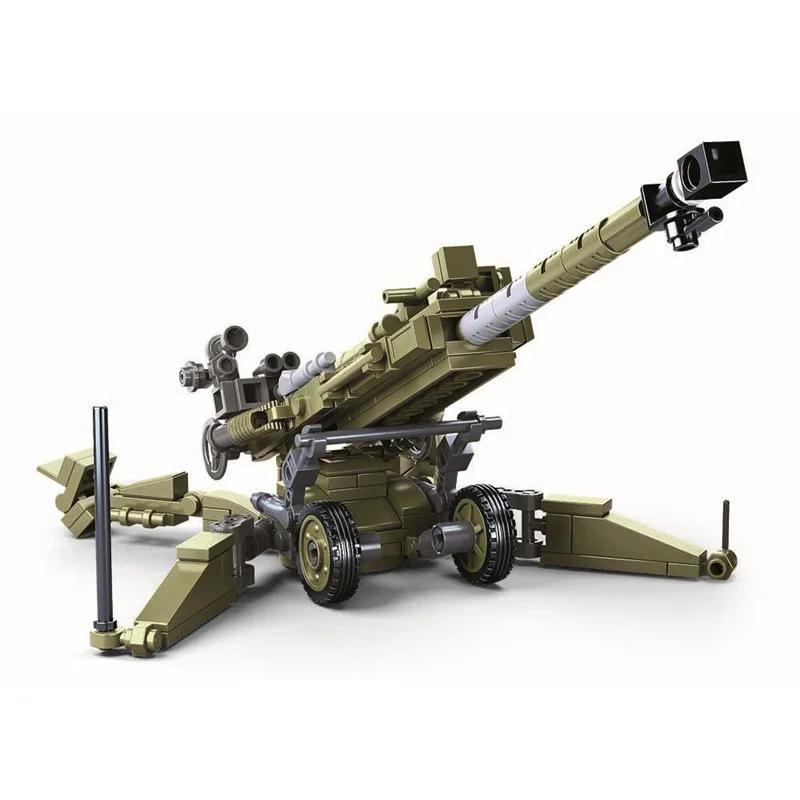 

Kids Army Light Howitzer Model Building Block Small Particles Compatible Bricks Toys Construction Kits, Gift