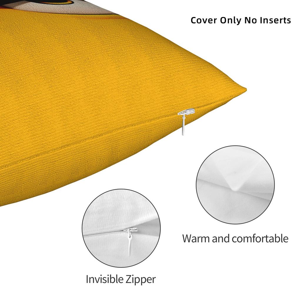 Cartoon Face Meme Of An Evil Looking Pillow Case Comfy Pillow Cover Fashion Pillowcases For Living Room Sofa