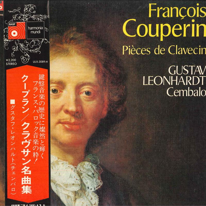 

LP Record GUSTAV LEONHARDT Francois Couperin Pieces De Clavec ULX3089H DEUTSCHE HARMO Japan Classical