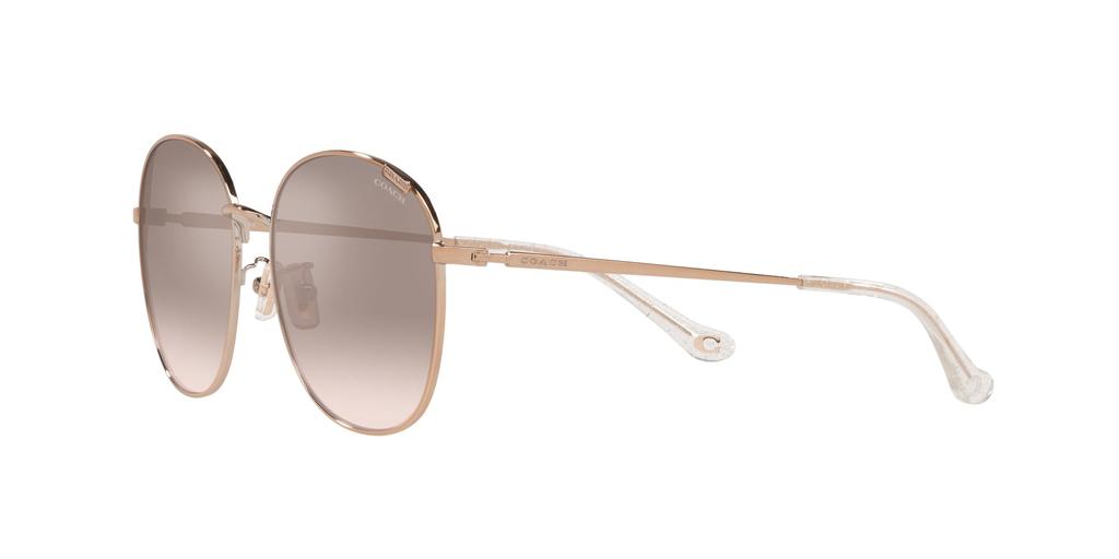 Sunglasses HC7134 Rose Brown Silver Mirror Gradient Lens 57 [Coach] Gold/Light