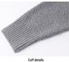 2026 A/W Women's V-neck Knit Cardigan - Mid-length, Solid Color, Loose Fit Sweater Coat