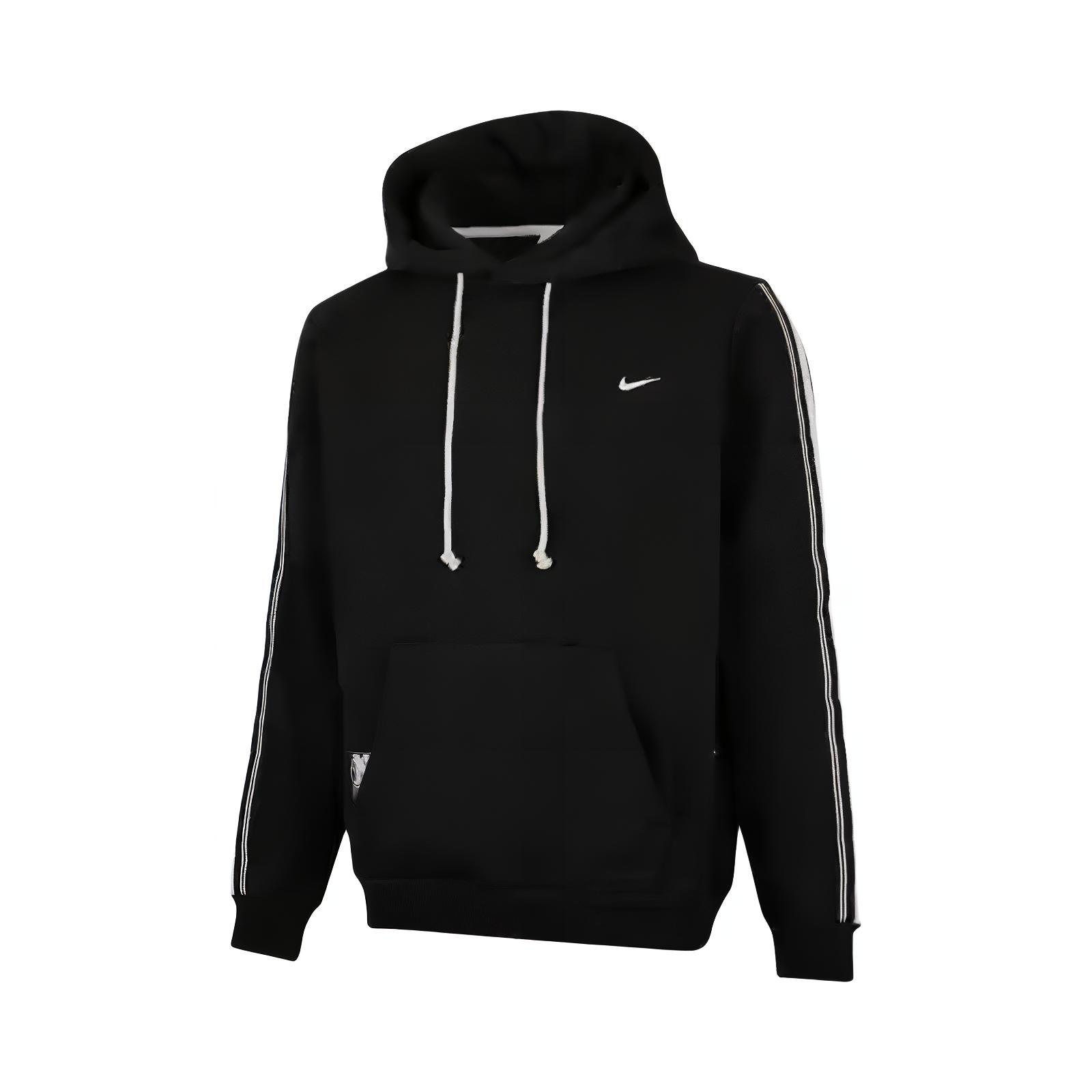 

Nike Sportswear Mens Basketball Series Fleece Simple Comfortable Long Sleeve Hoodie Men hoodies Black HJ3882010 XL