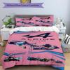 3pcs Duvet Cover Set (1*Duvet Cover + 2*Pillowcase, Without Core), BWT Alpine F1 Racing Team (3) Print Bedding Set, Bedroom Decor, All‑Season, Gift