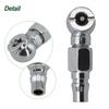 Single/Double Head Inflatable Nozzle Sliver Accessories Car Tire