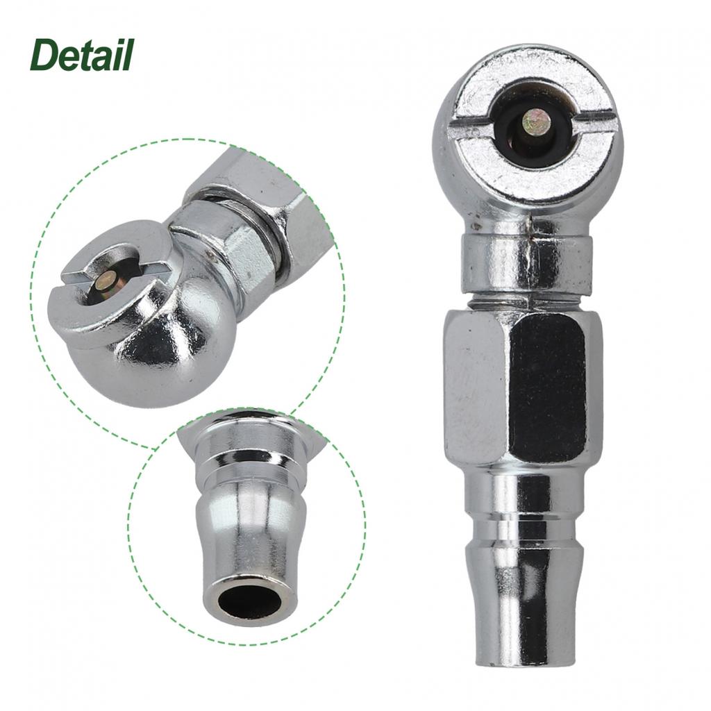 Single/Double Head Inflatable Nozzle Sliver Accessories Car Tire