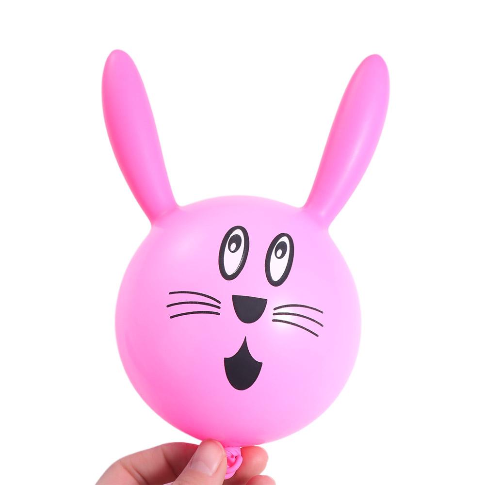 10pcs Thickened Rabbit Ear Balloons 12 Inch Animal Balloons Cute Rabbit Latex Balloons  Anniversary