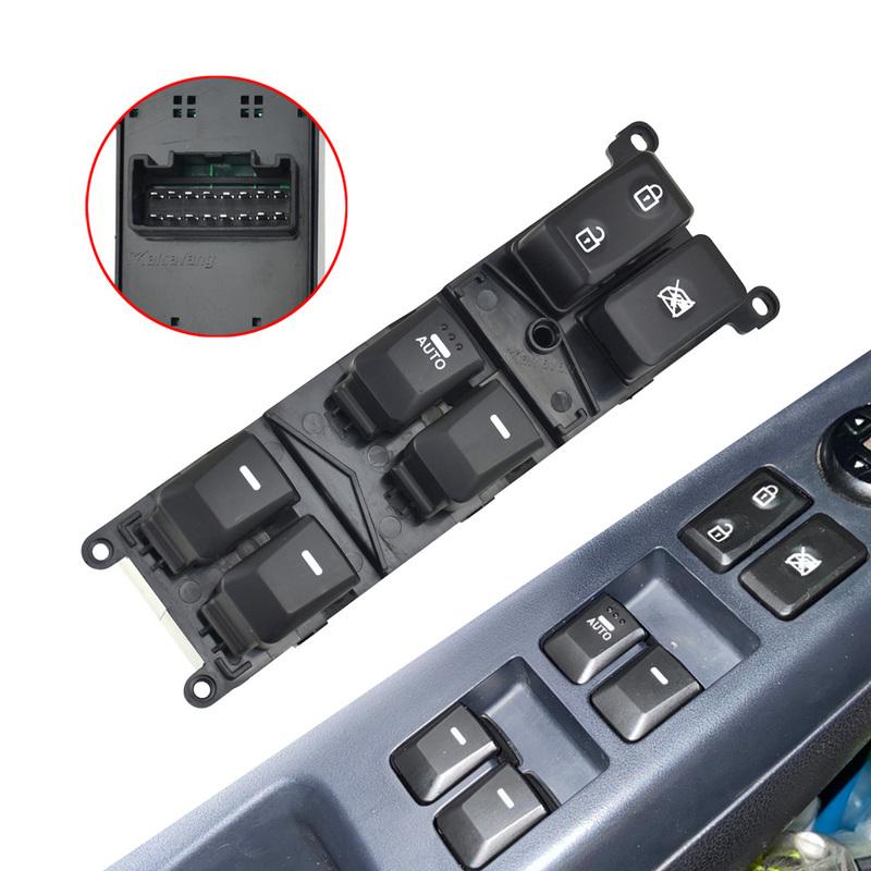 Left Hand Driver Front Electric Master Control Power Lifter Window Switch 93570-1W155 For Kia Rio Pride 2012 2013 2014 2015