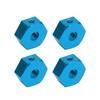 4pcs 110 RC Wheel Hex Hubs Nut 14mm Aluminum Wheel Hex Drive Hub for AMMRA Big Rock for Typhon for
