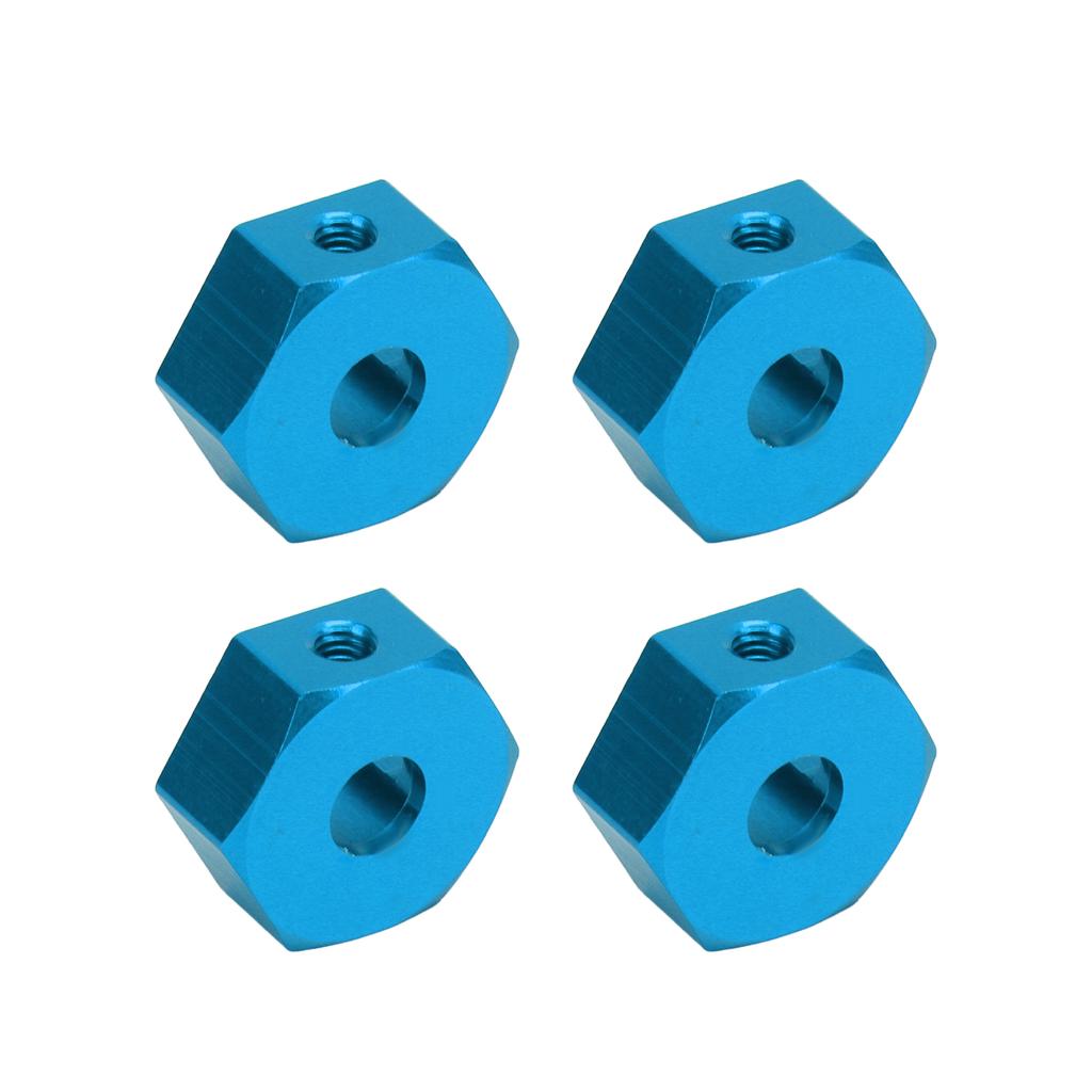 4pcs 110 RC Wheel Hex Hubs Nut 14mm Aluminum Wheel Hex Drive Hub for AMMRA Big Rock for Typhon for